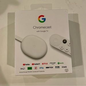 Chromecast with Google TV (4K) - Snow